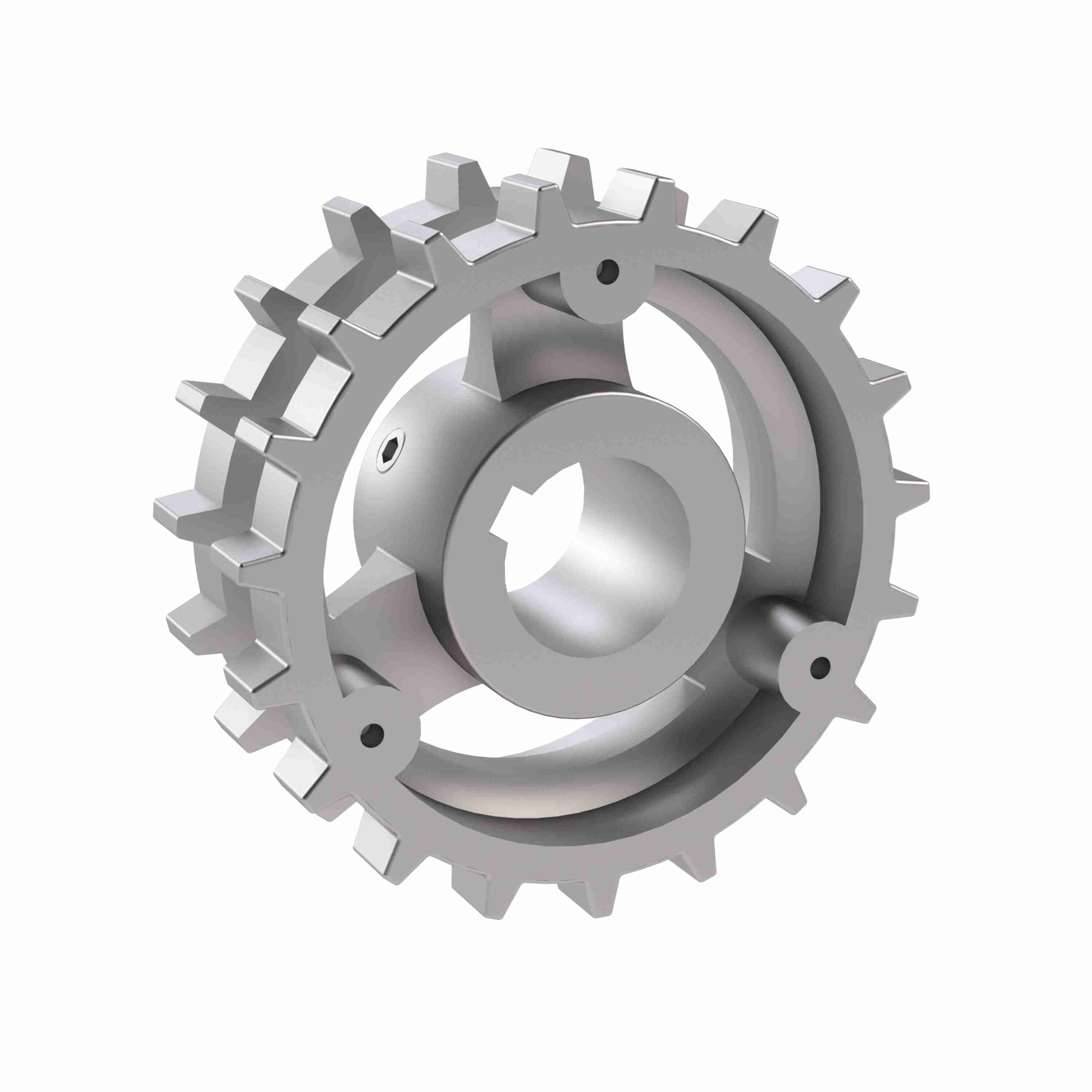 Rexnord 820 Series Solid One Piece Cast Iron Sprocket with 19 Teeth and ...