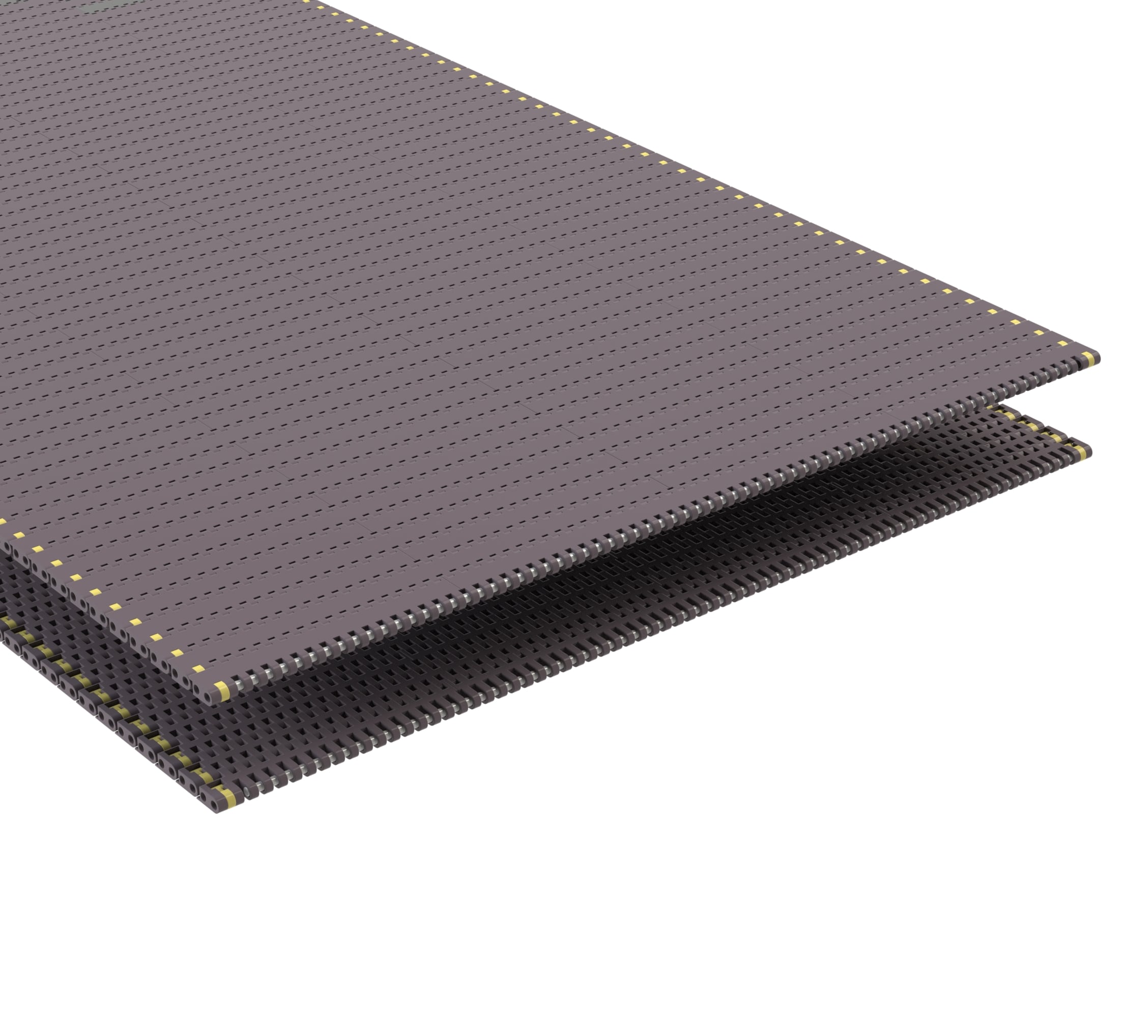 Rexnord 8505 Straight Running Solid Top, Material: Brown High Performance, Width: 9in, Pitch: 0.75in