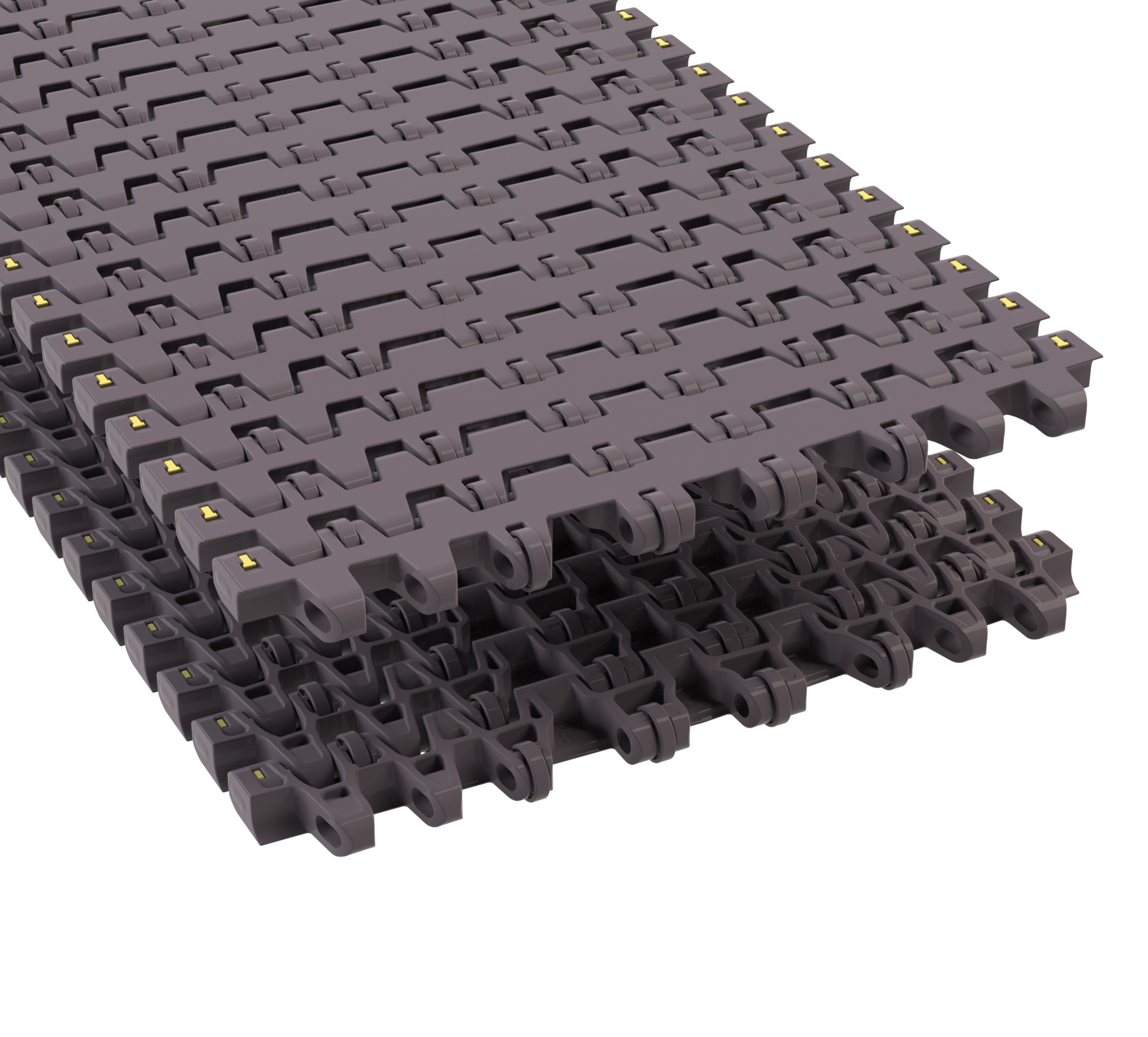 Rexnord 7963NT Side-flexing Low Backline Pressure, Material: Brown High Performance, Width: 15in, Pitch: 1.5in