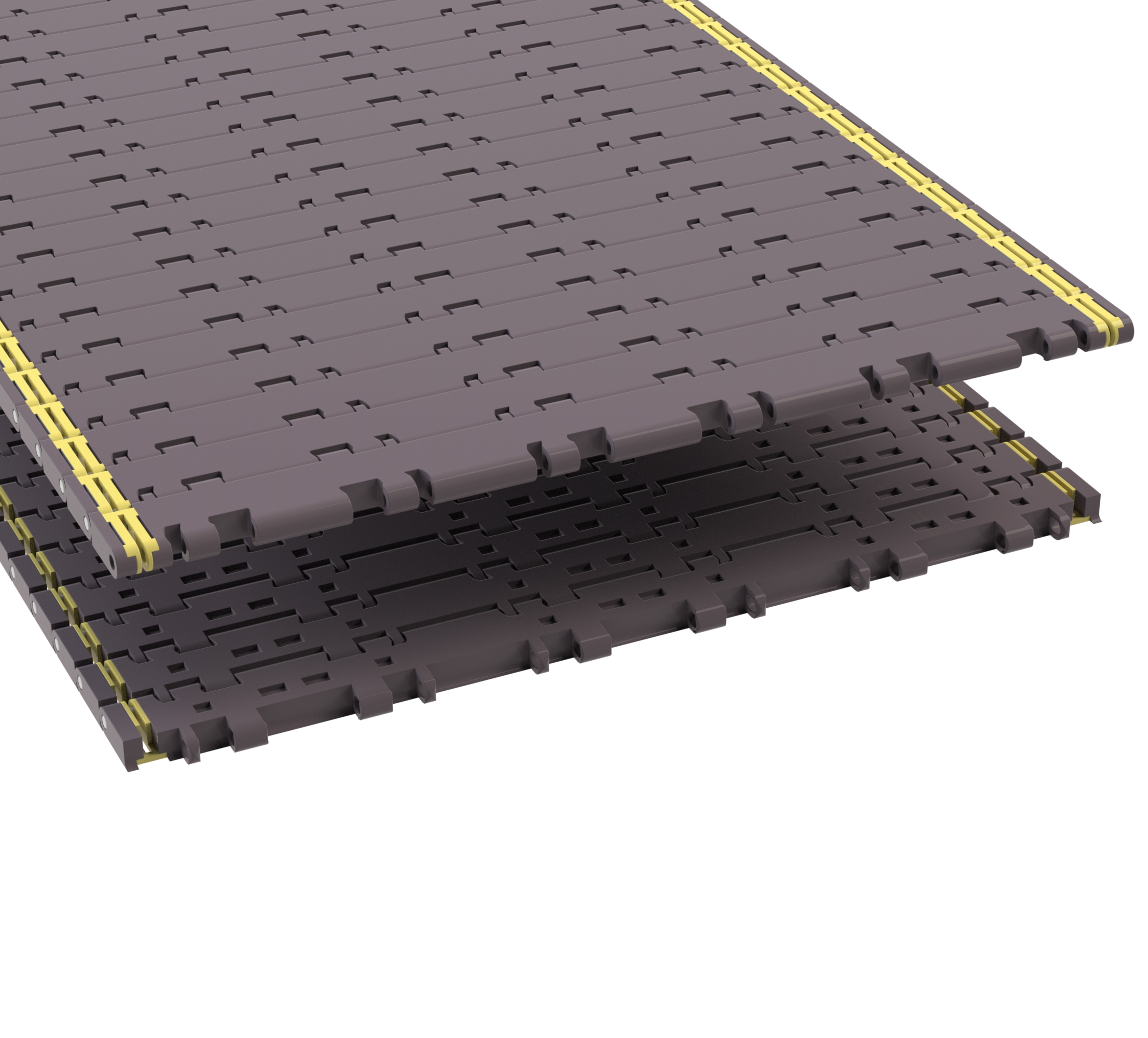 Rexnord 7956NT Side-flexing Flush Grid, Material: Brown High Performance, Width: 18in, Pitch: 1.25in
