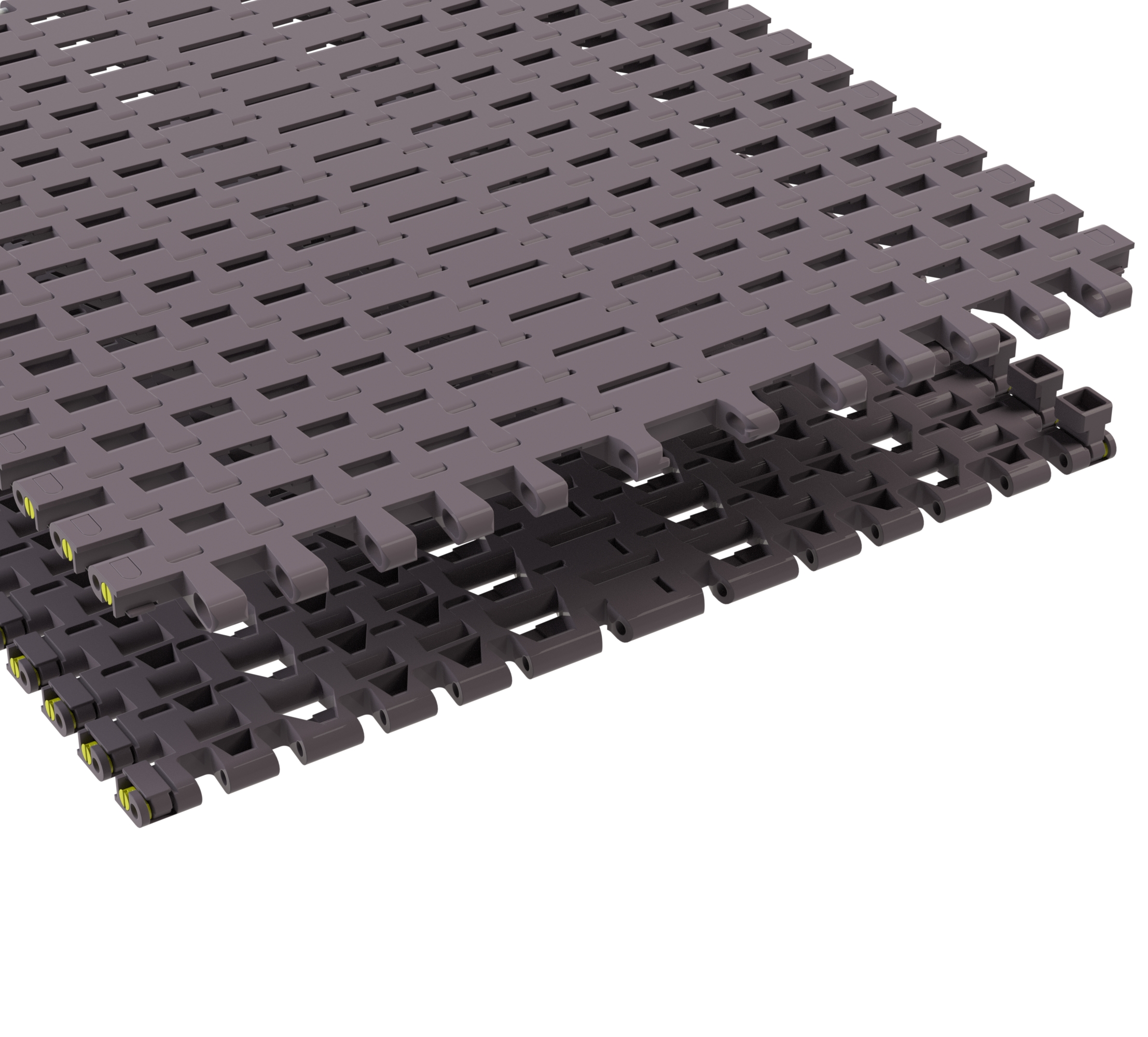 Rexnord 7956GT Side-flexing Flush Grid, Material: Brown High Performance, Width: 18in, Pitch: 1.25in