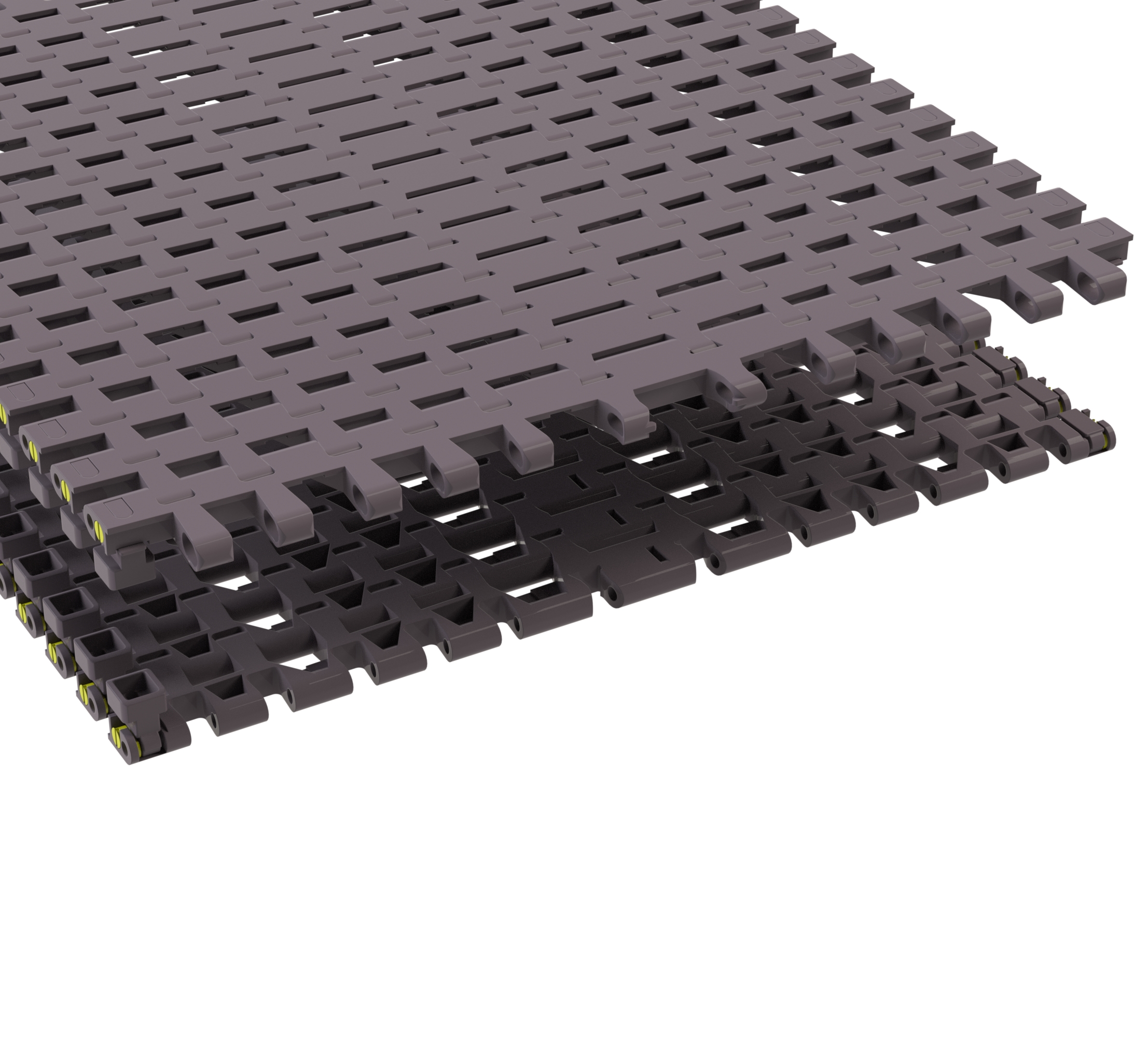 Rexnord 7956GT Side-flexing Flush Grid, Material: Brown High Performance, Width: 18in, Pitch: 1.25in