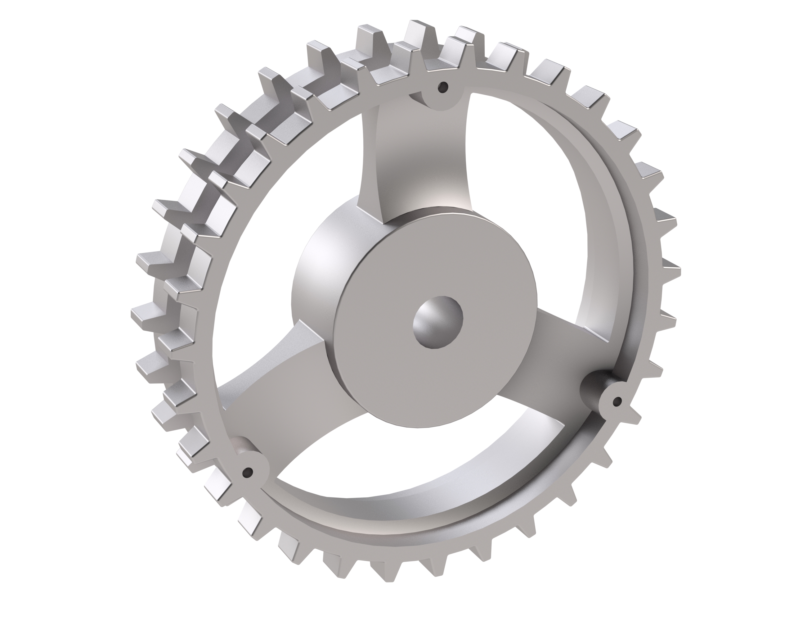 Rexnord 820 Series Solid One Piece Cast Iron Sprocket with 31 Teeth and a 3/4in Round Rough Stock Bore (RSB)