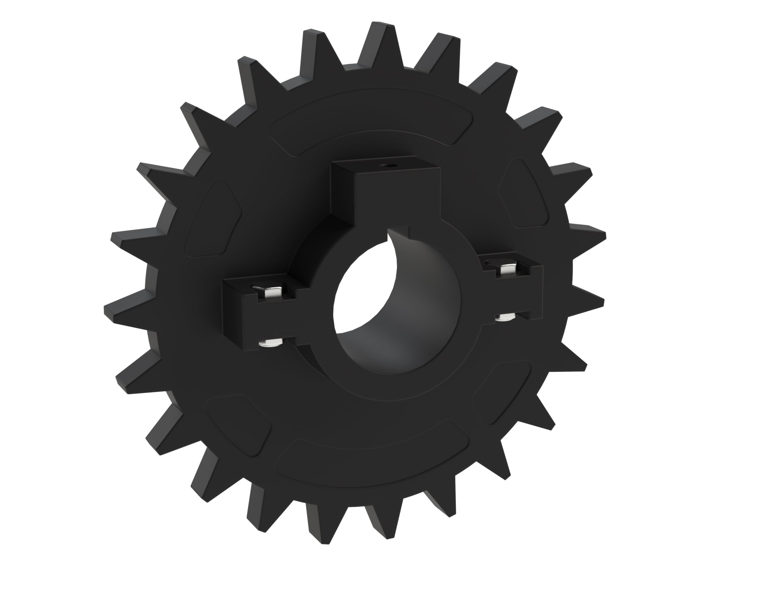Rexnord 63 Molded Split Sprocket NS63 Sprockets 23T, 5.51in PD (139.9mm)