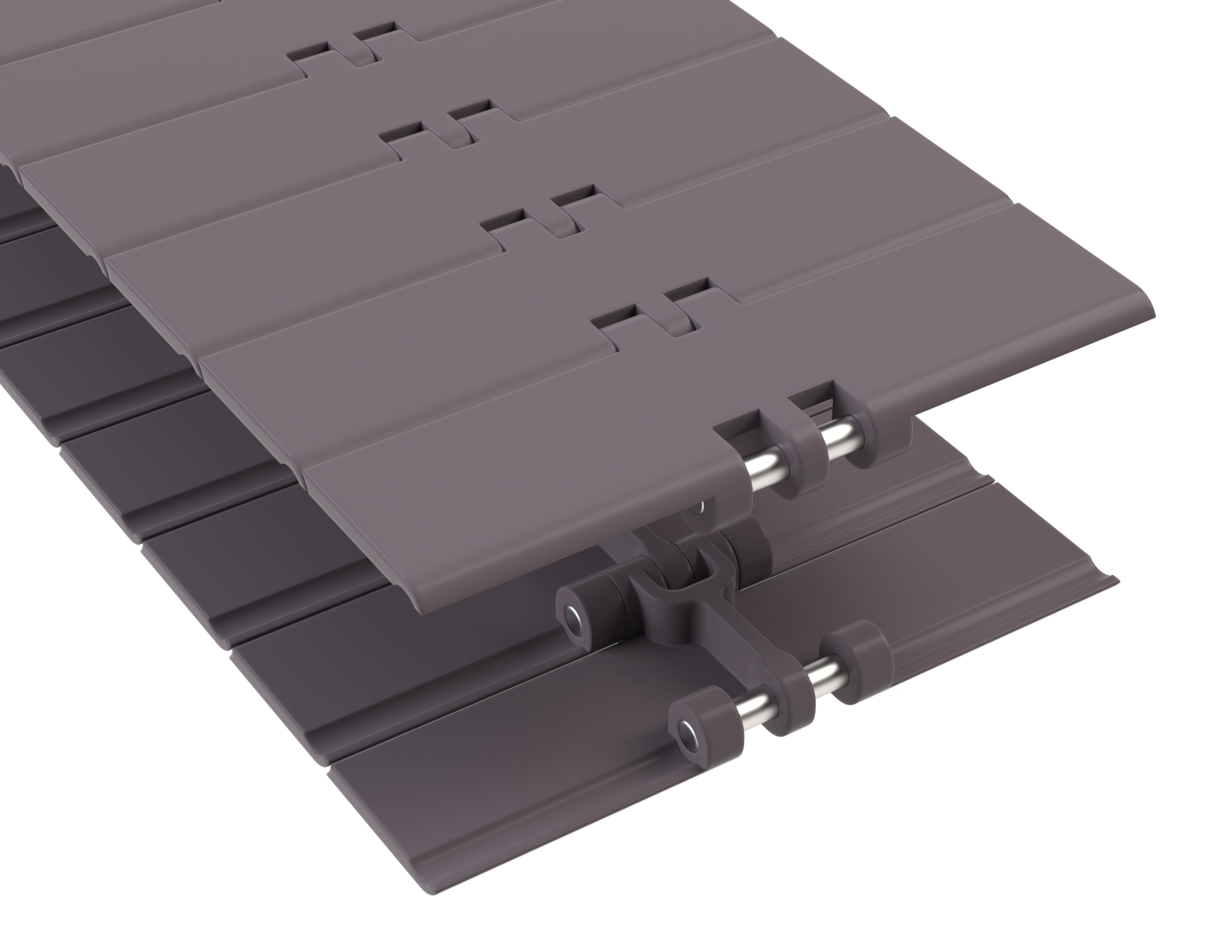 Rexnord 820 Series Straight Running Solid Top Material: HP, Width: 6in (152.4mm), Pitch: 1.5in