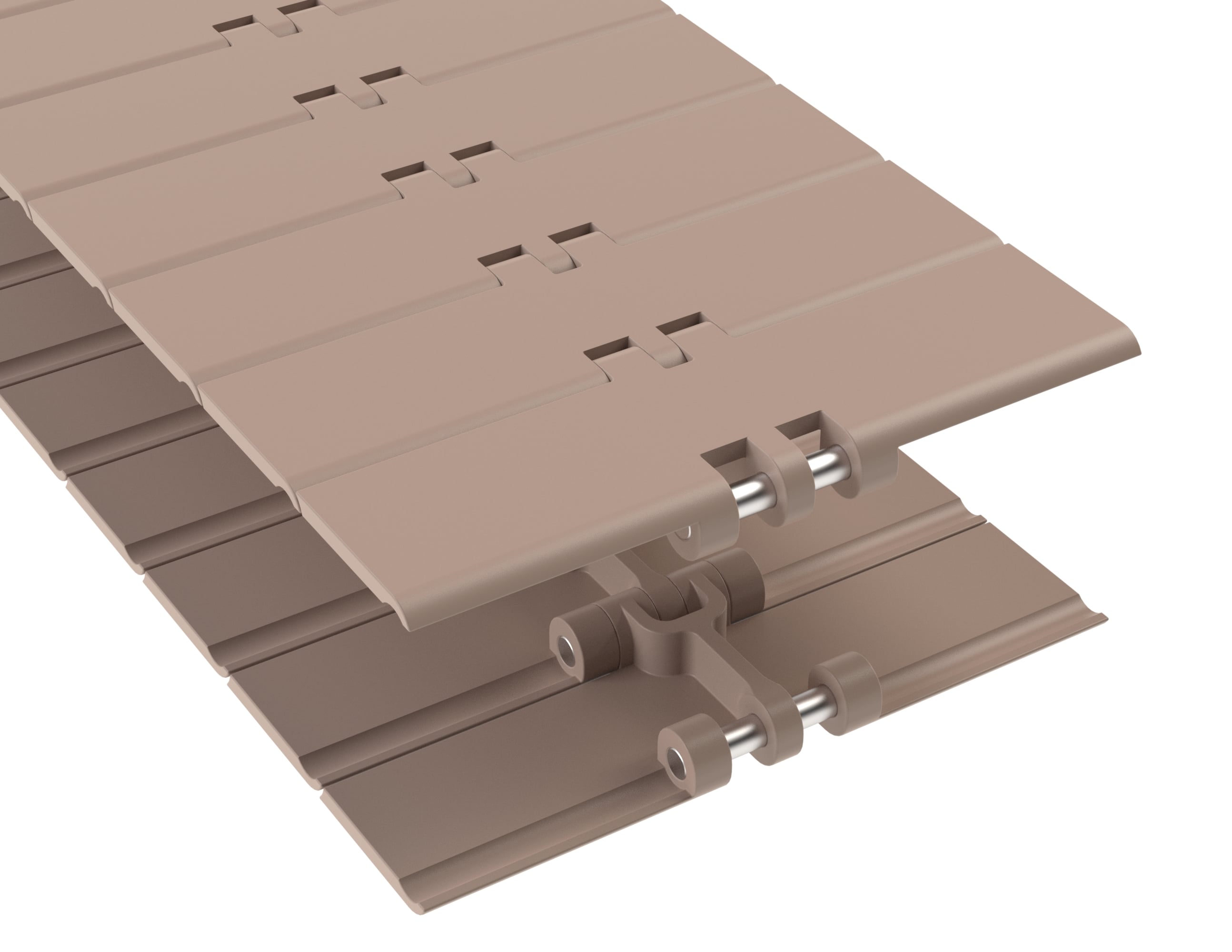 Rexnord 820 Series Straight Running Solid Top Material: LF, Width: 7.5in (190.5mm), Pitch: 1.5in