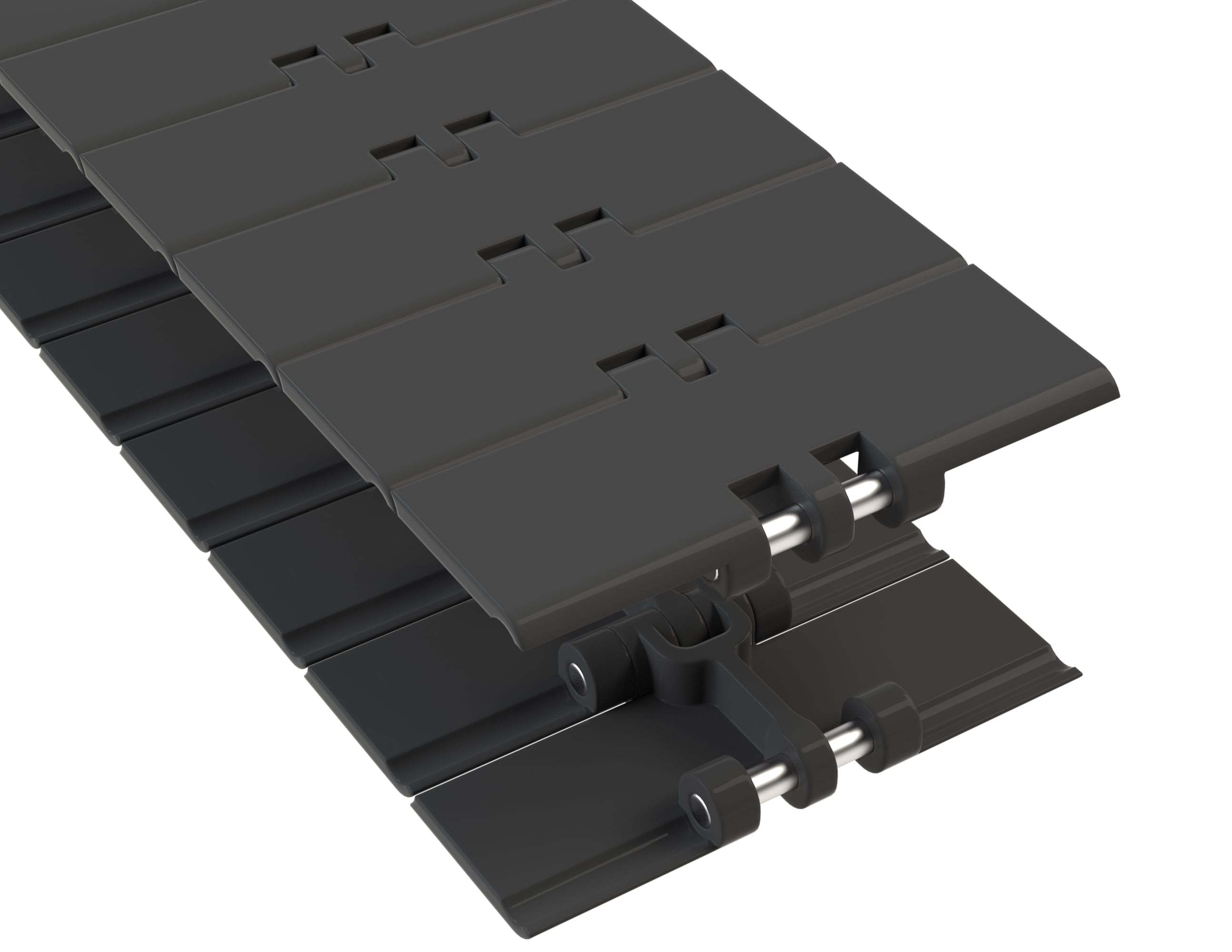 Rexnord 820 Series Straight Running Solid Top Material: MR, Width: 6in (152.4mm), Pitch: 1.5in