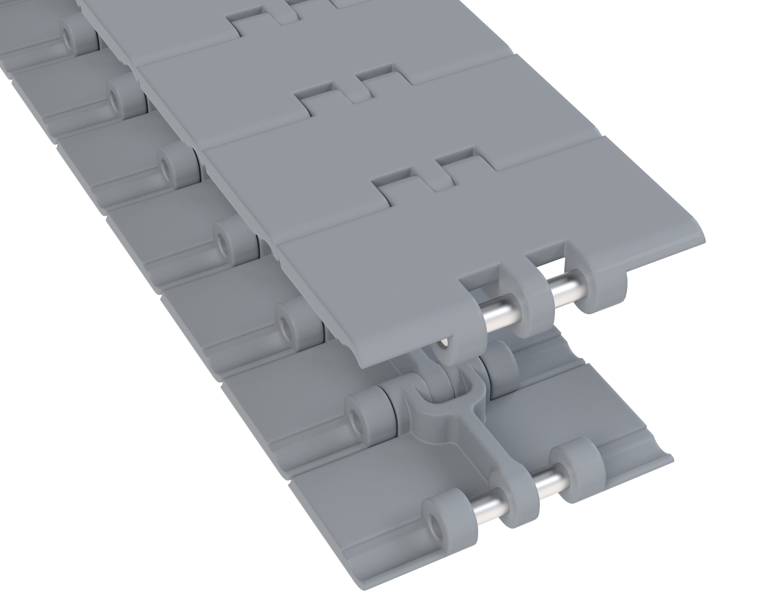 Rexnord 831 Series Straight Running Solid Top Material: PSX, Width: 3.25in (82.6mm), Pitch: 1.5in