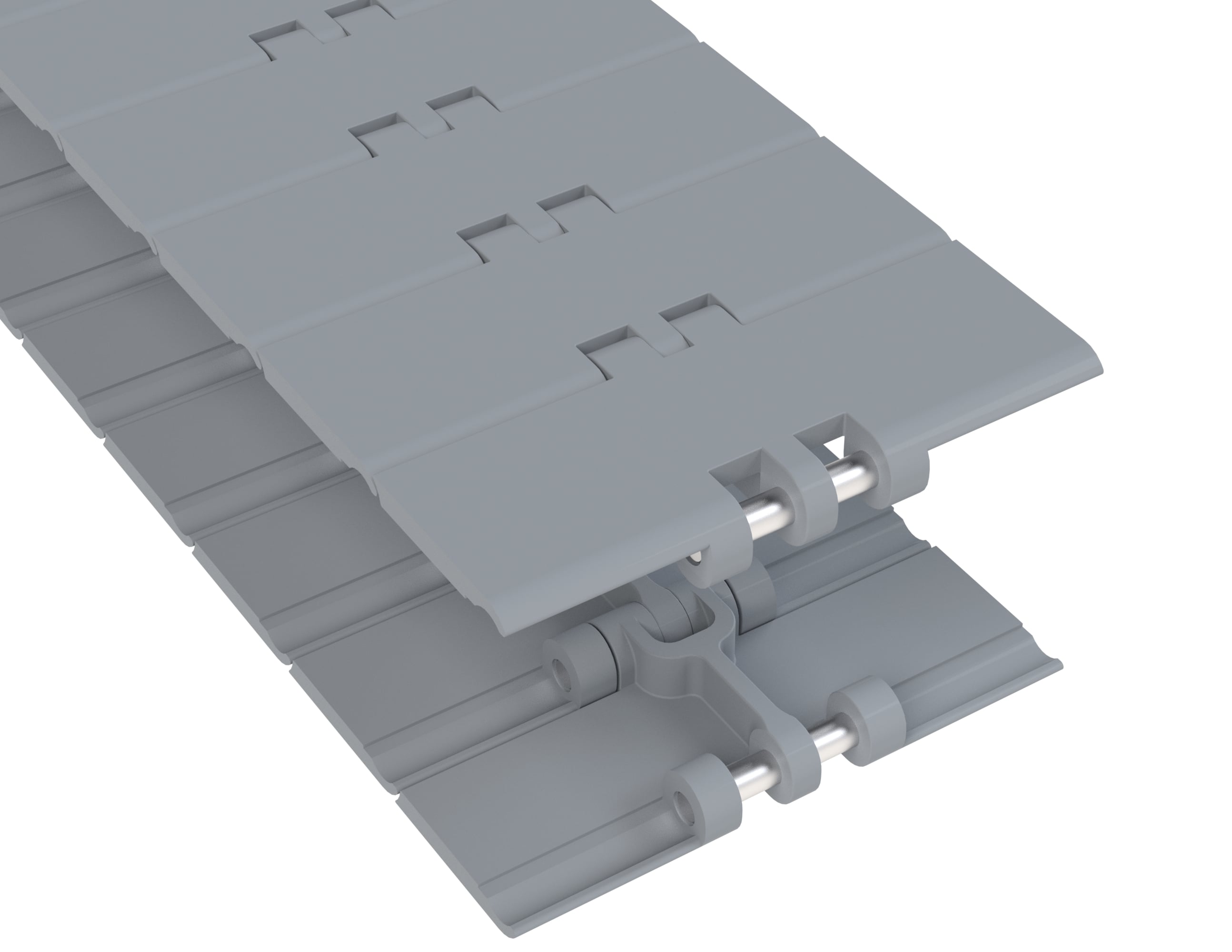 Rexnord 831 Series Straight Running Solid Top Material: PSX, Width: 4.5in (114.3mm), Pitch: 1.5in