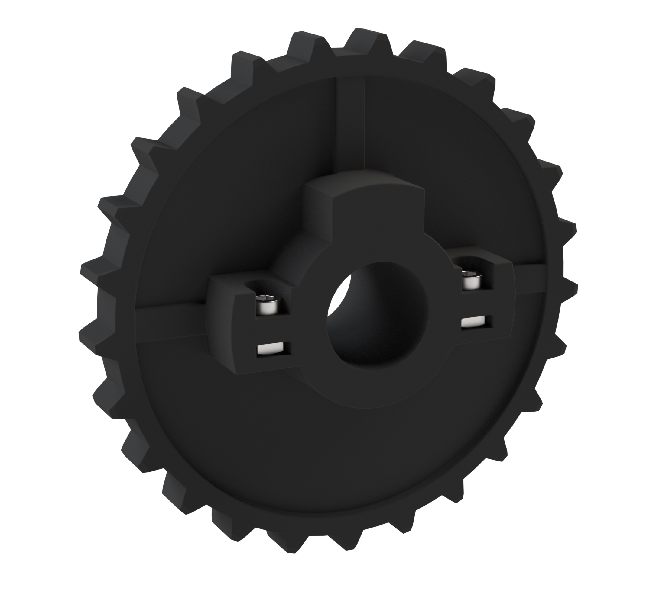 Rexnord 5700 Series Split Molded Nylon Sprocket with 25 Teeth and 50mm Round Idler Bore