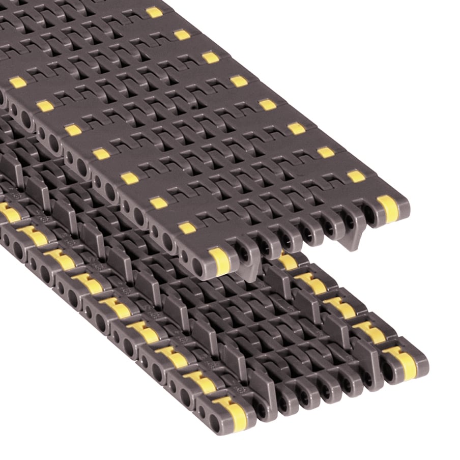 Rexnord 8506 Molded-to-Width (MTW) with Positrack (PT) MatTop Chains